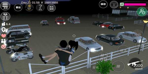 樱花校园模拟器2021年最新版中文版有雪屋