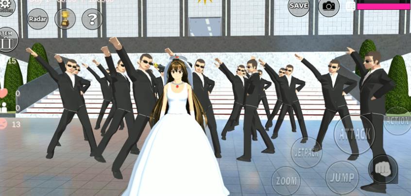 樱花校园模拟器七七酱的水上乐园